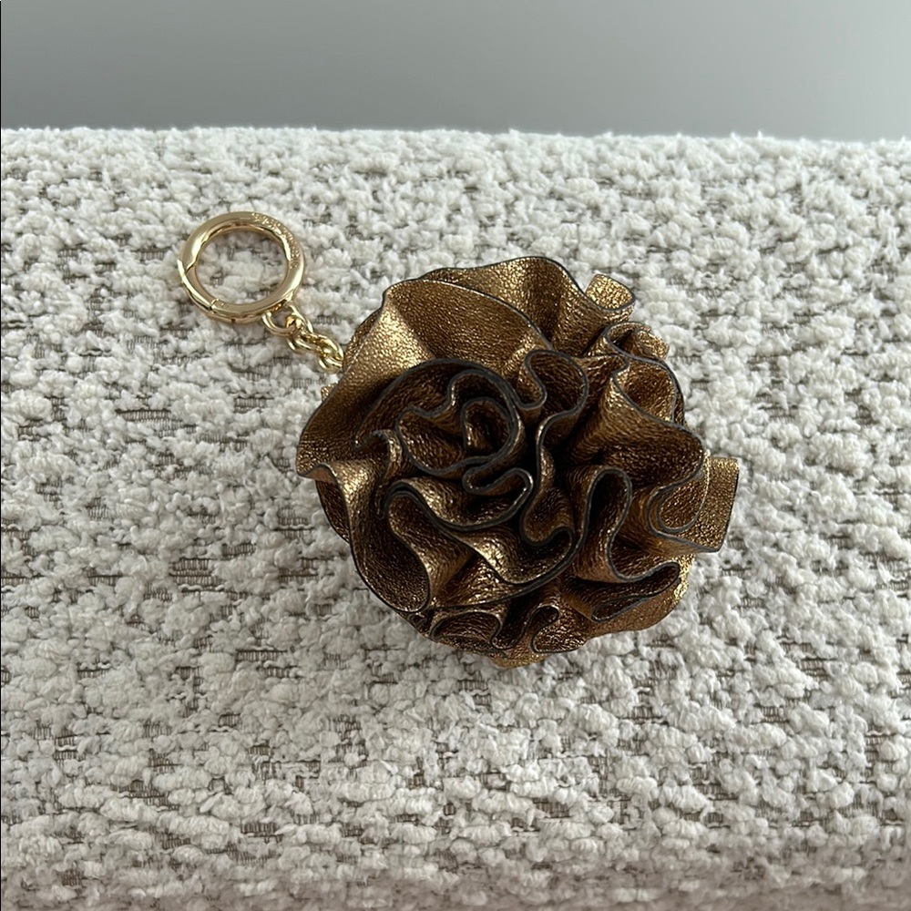 Michael Kors Gold Ruffle Key Holder
